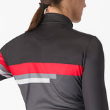 Maglia donna maniche lunghe Castelli Tornare - Grigio - H