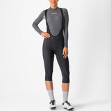 Bermuda donna con bretelle Castelli Entrata - Nero - O