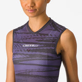 Maglia donna senza maniche Castelli Insider 2 - Viola - D