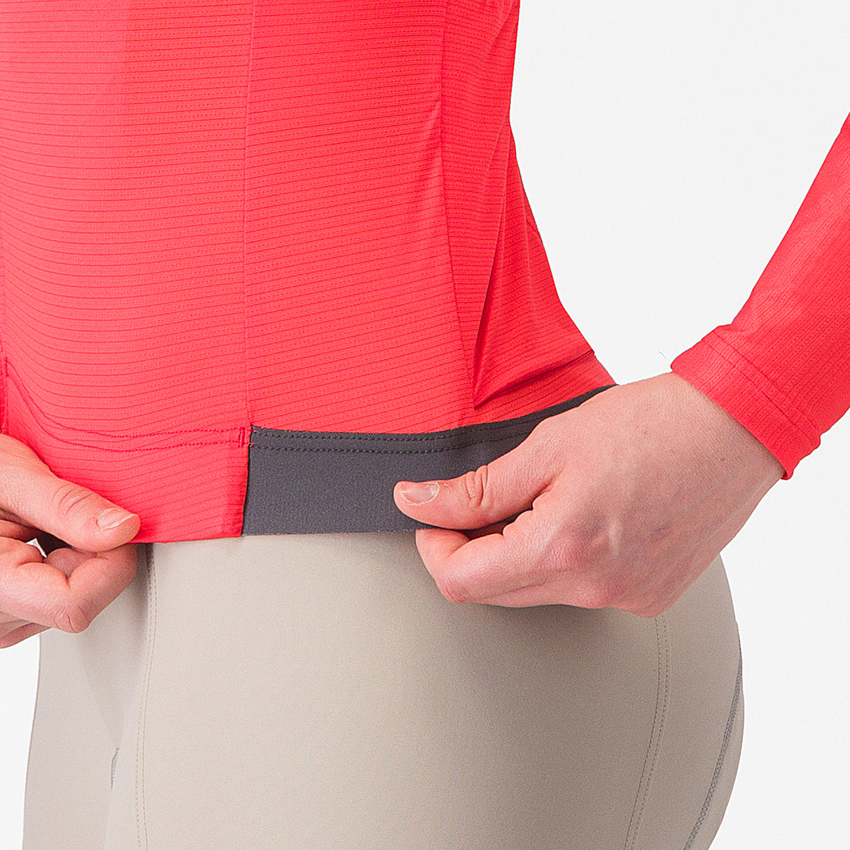 Maglia donna maniche lunghe Castelli Espresso - Rosa - D