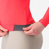 Maglia donna maniche lunghe Castelli Espresso - Rosa - D