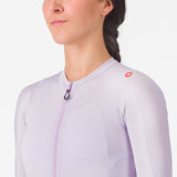 Maglia donna maniche lunghe Castelli Espresso - Lilla - B