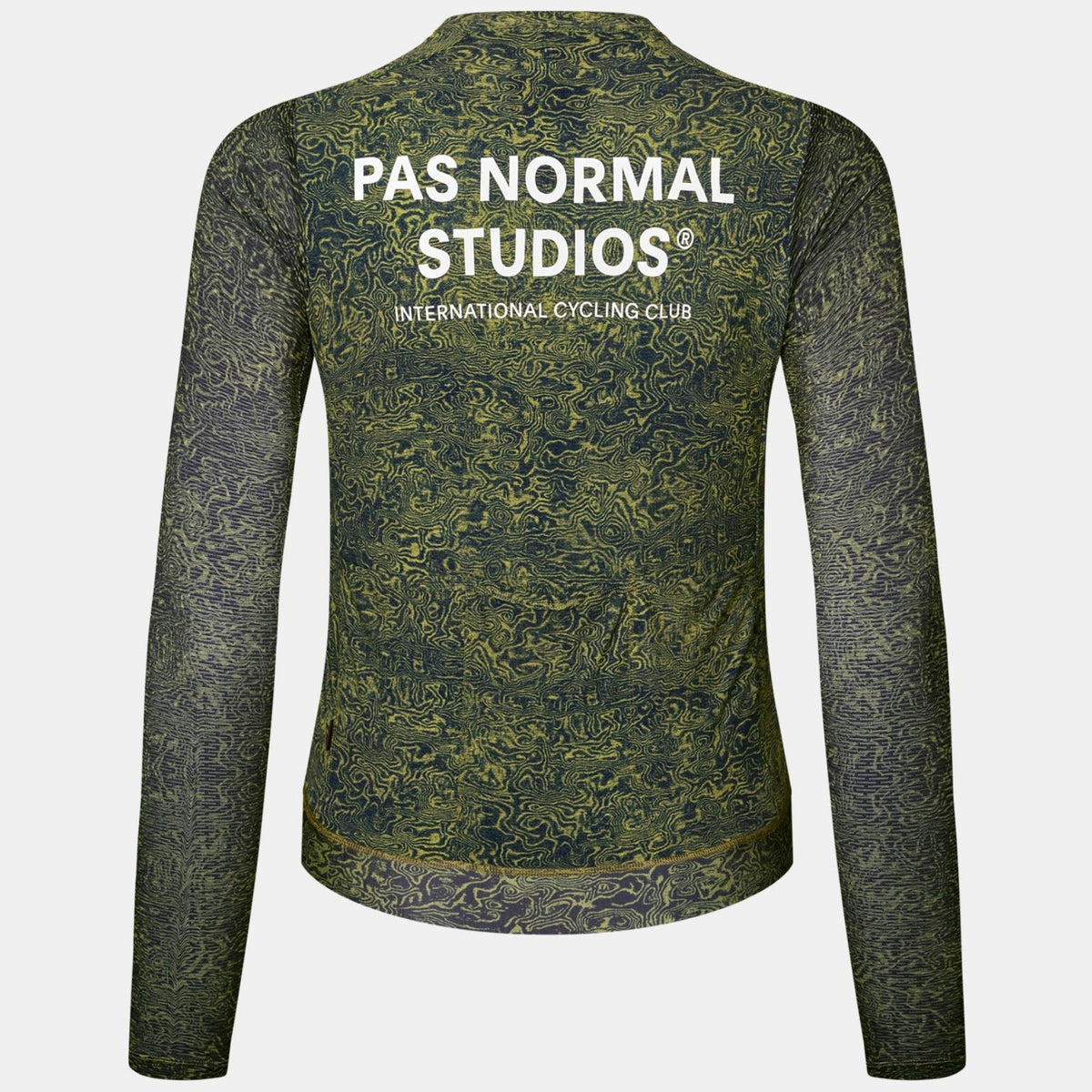 Jersey women’s long-sleeve Pas Normal Studios Essential Light AOP Grain - Green