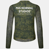 Jersey women’s long-sleeve Pas Normal Studios Essential Light AOP Grain - Green