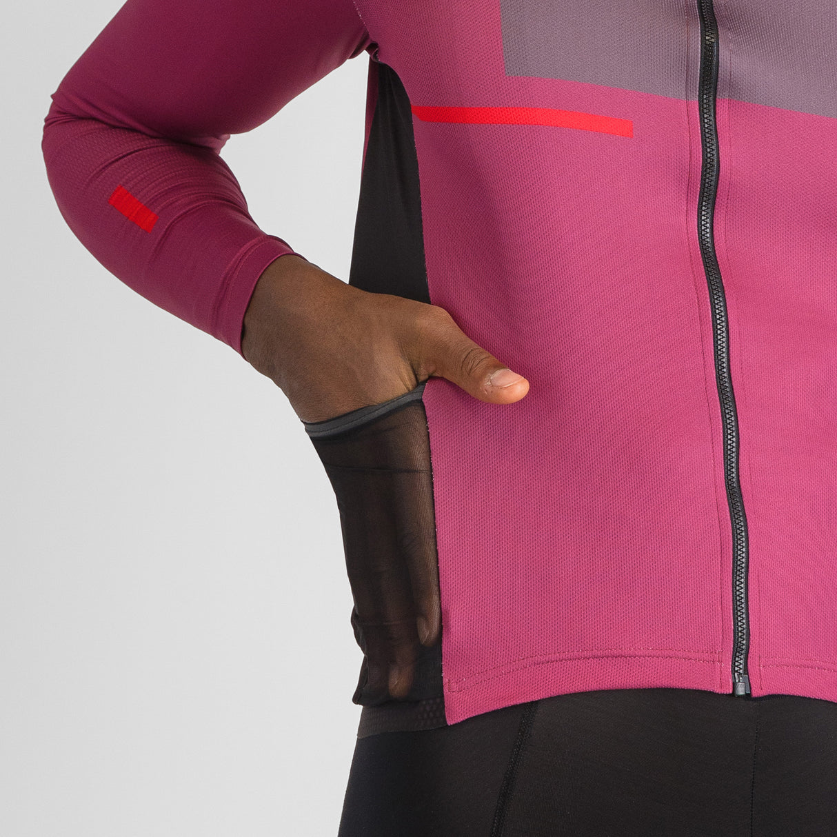 Maglia maniche lunghe Sportful Breakout Supergiara - Viola - Q
