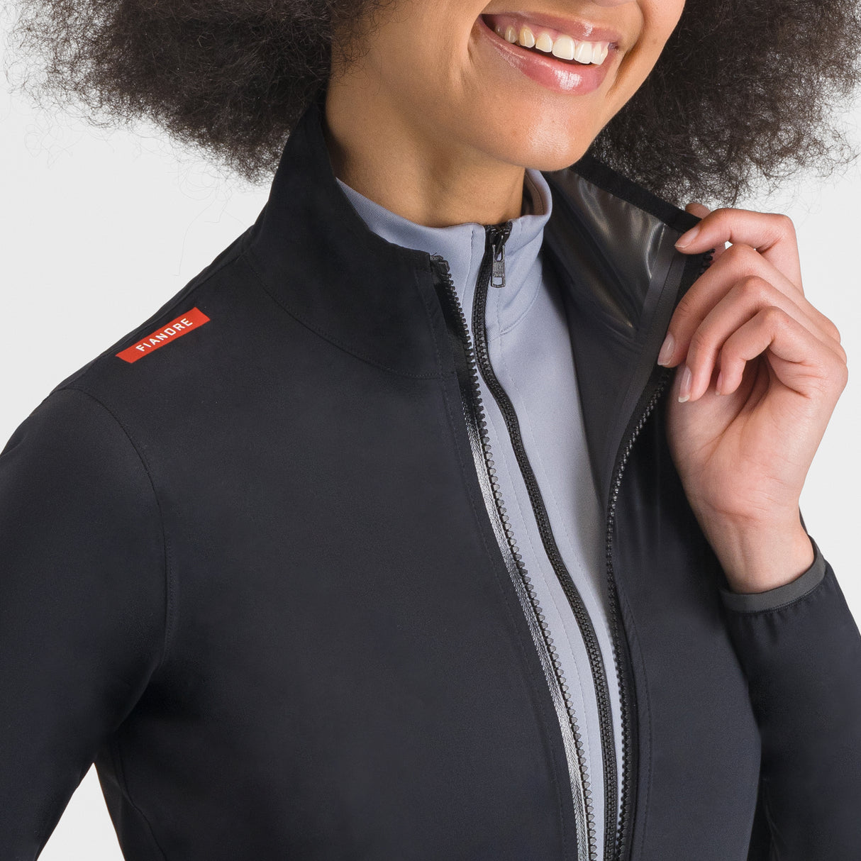 Giacca donna Sportful Fiandre Aqua - Nero - O