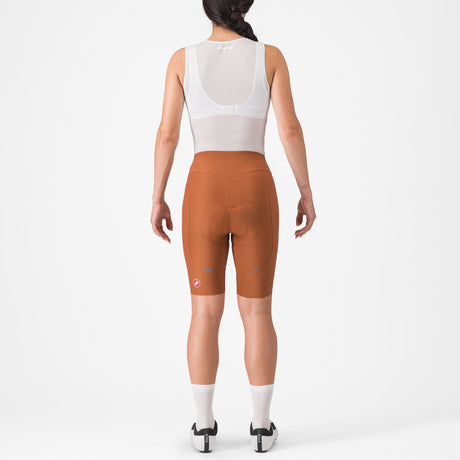 Pantaloncini donna Castelli Espresso DT - Marrone - A