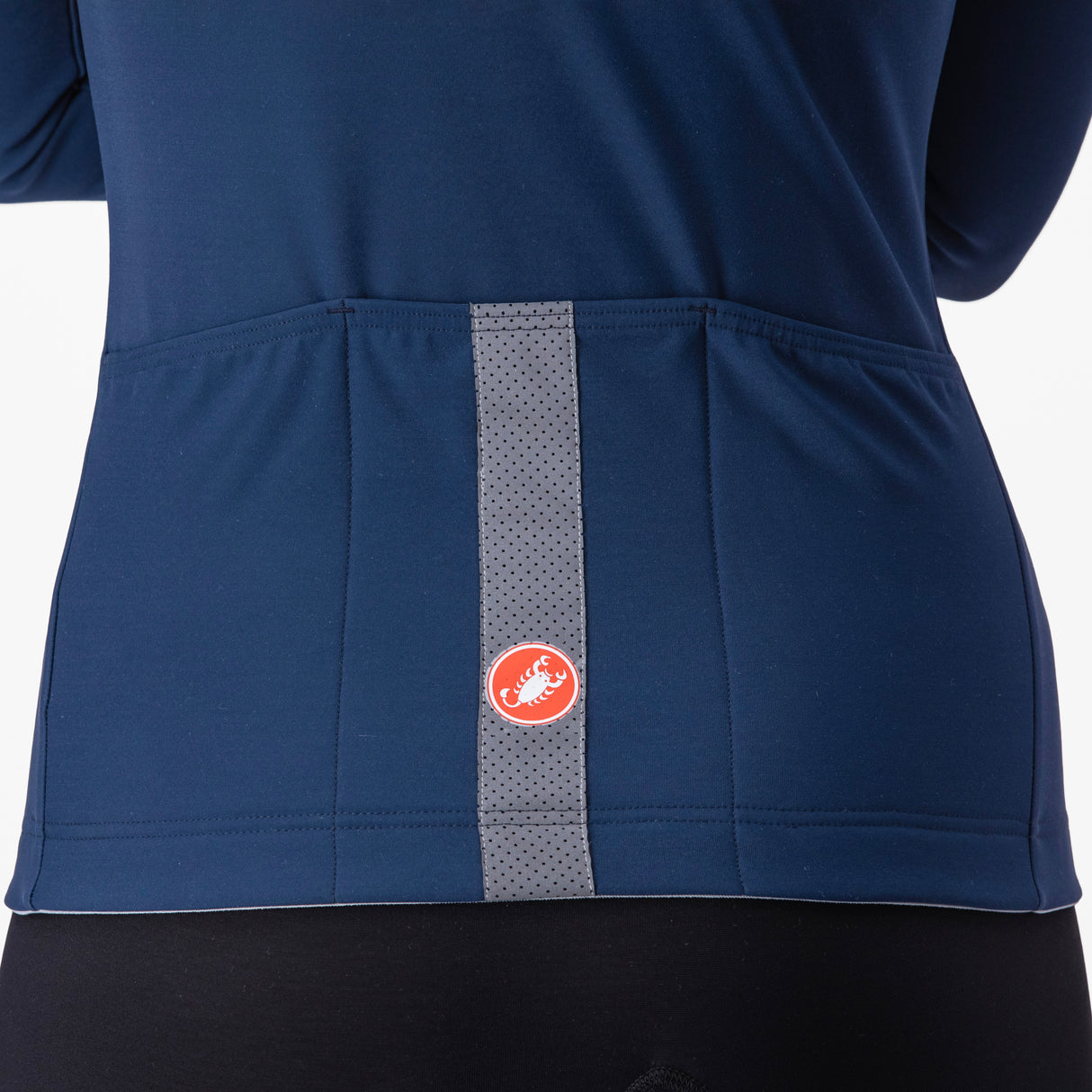 Maglia maniche lunghe donna Castelli Tutto Nano RoS - Blu scuro - A