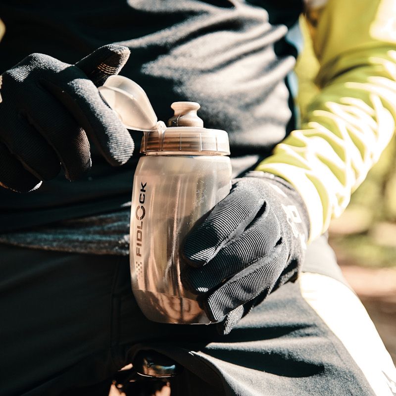 Borraccia Fidlock Twist 450 ml + bike base - Grigio - M