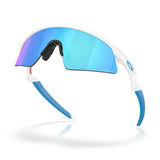 Occhiali bambino Oakley Resistor Sweep - Polished White Prizm Sapphire - G