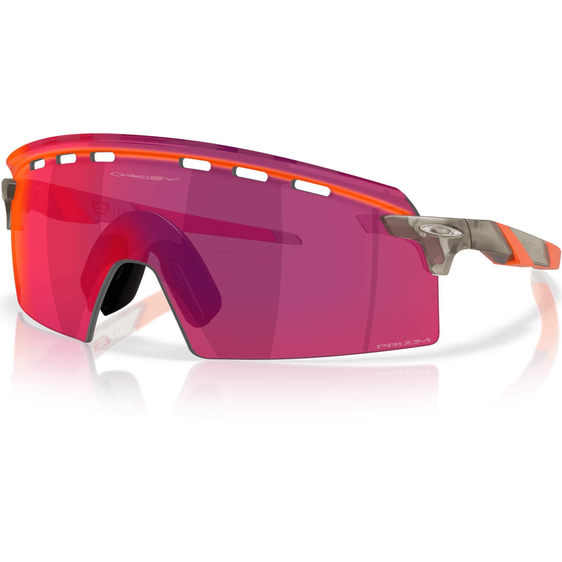 Oakley Encoder Strike Vented Glasses - Matte Grey Ink Prizm Road