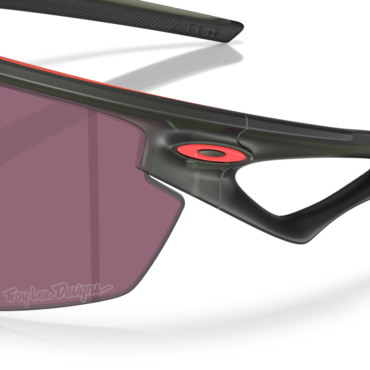 Occhiali Oakley Sphaera Troy Lee Design - Matte Olive Ink Prizm Road Black - M