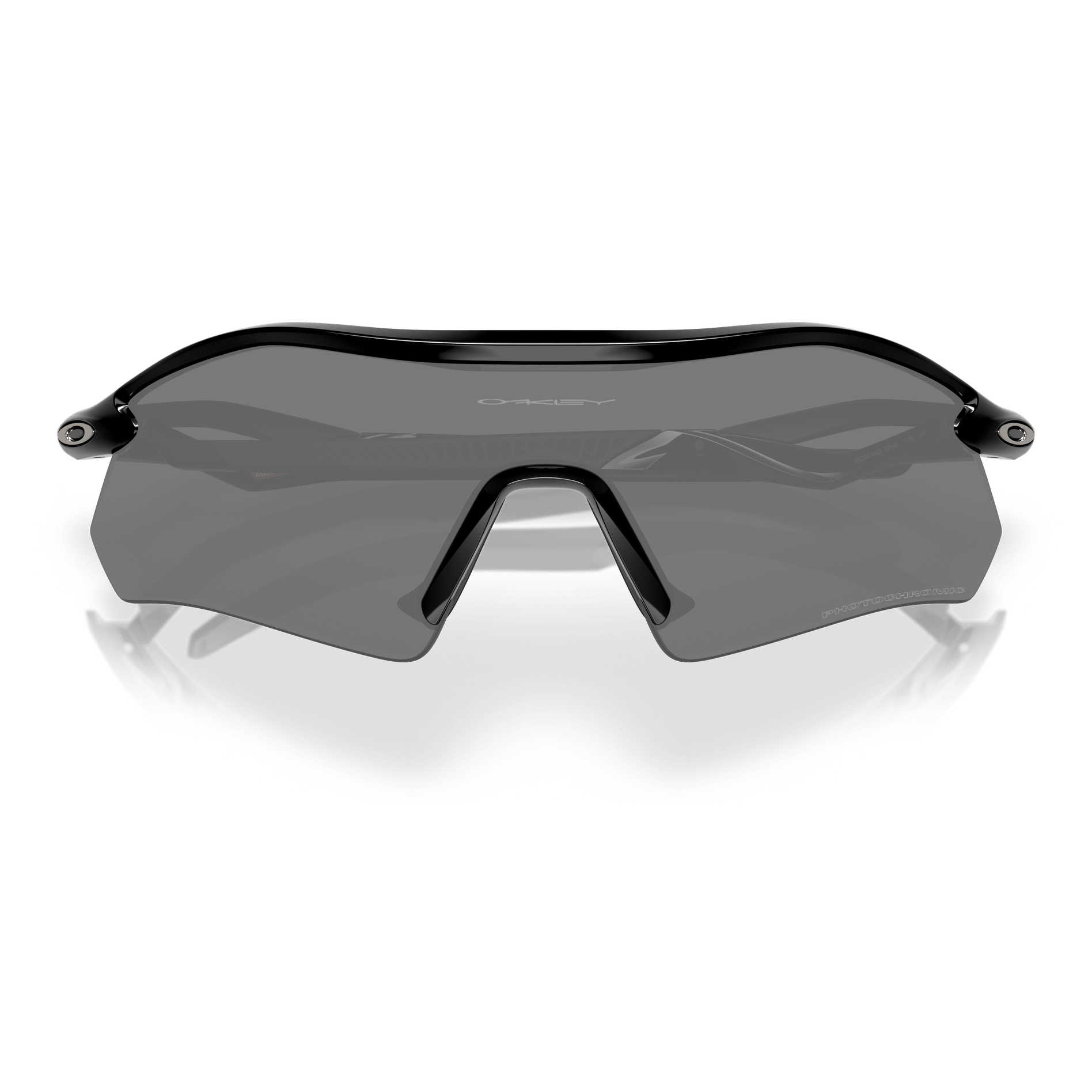 Occhiali Oakley Radar Plate - Polished Black Clear to black Iridium Photochromic - Q