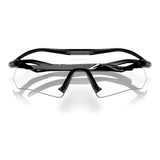 Occhiali Oakley Radar Plate - Polished Black Clear to black Iridium Photochromic - A