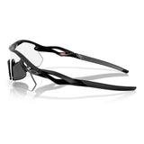 Occhiali Oakley Radar Plate - Polished Black Clear to black Iridium Photochromic - L