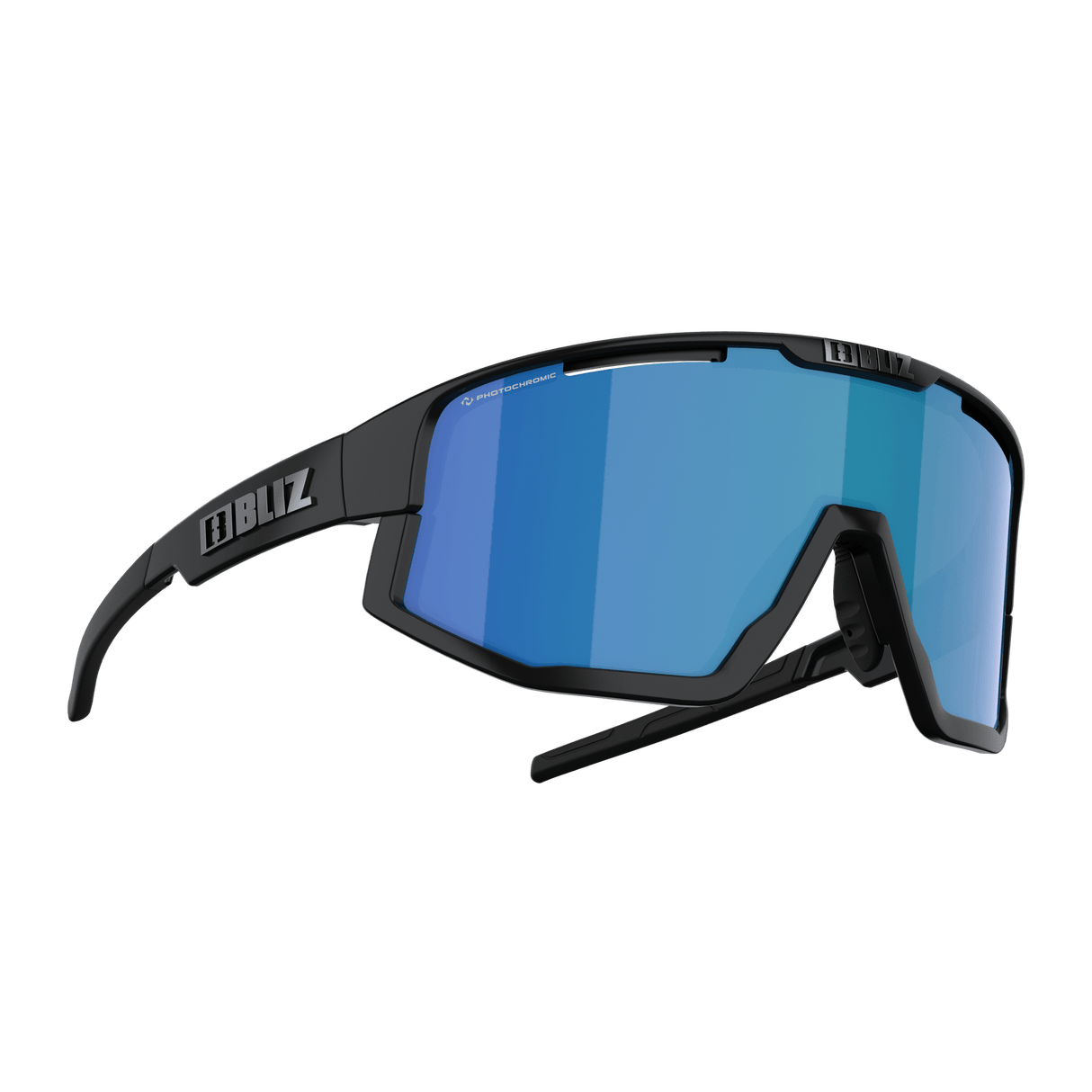Occhiali Bliz Fusion - Matt Black PH Brown Blue Mirror - C