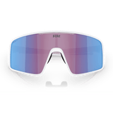 Occhiali Bliz P001 - Matt White Rose-Violet Mirror Blue - E