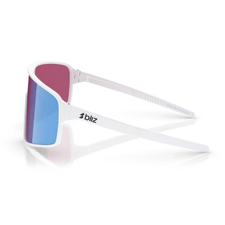 Occhiali Bliz P001 - Matt White Rose-Violet Mirror Blue - B