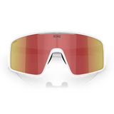 Occhiali Bliz P001 - Matt White Brown W Red Mirror - D