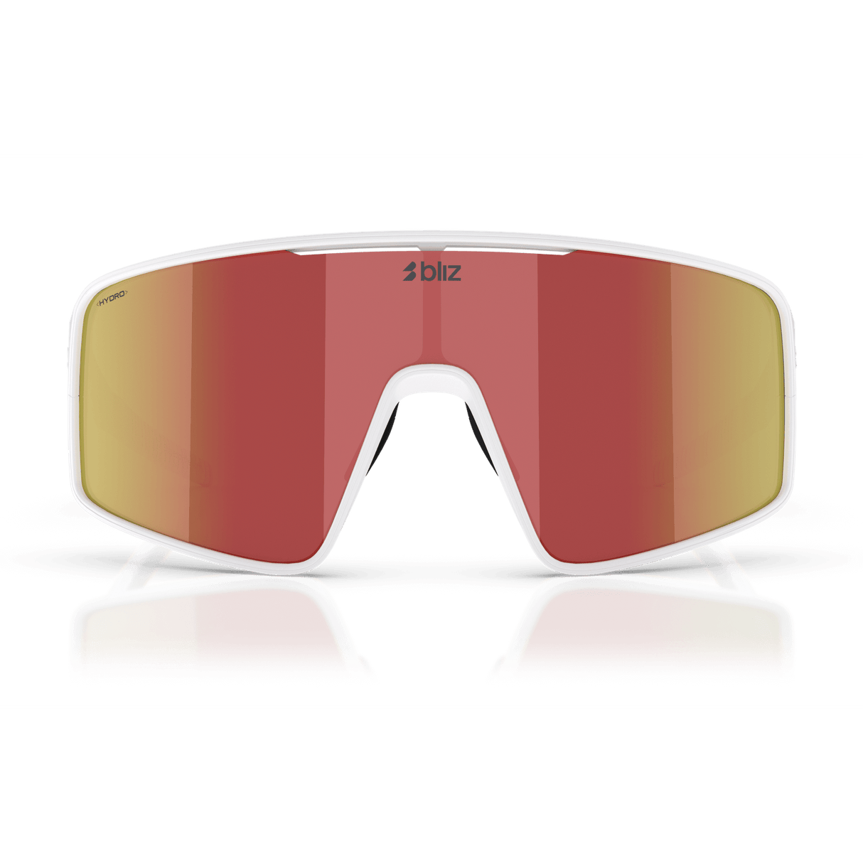 Occhiali Bliz P001 - Matt White Brown W Red Mirror - C