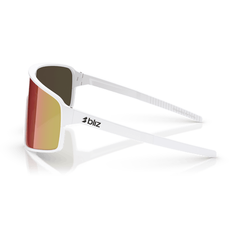 Occhiali Bliz P001 - Matt White Brown W Red Mirror - A