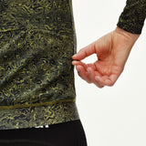 Jersey women’s long-sleeve Pas Normal Studios Essential Light AOP Grain - Green