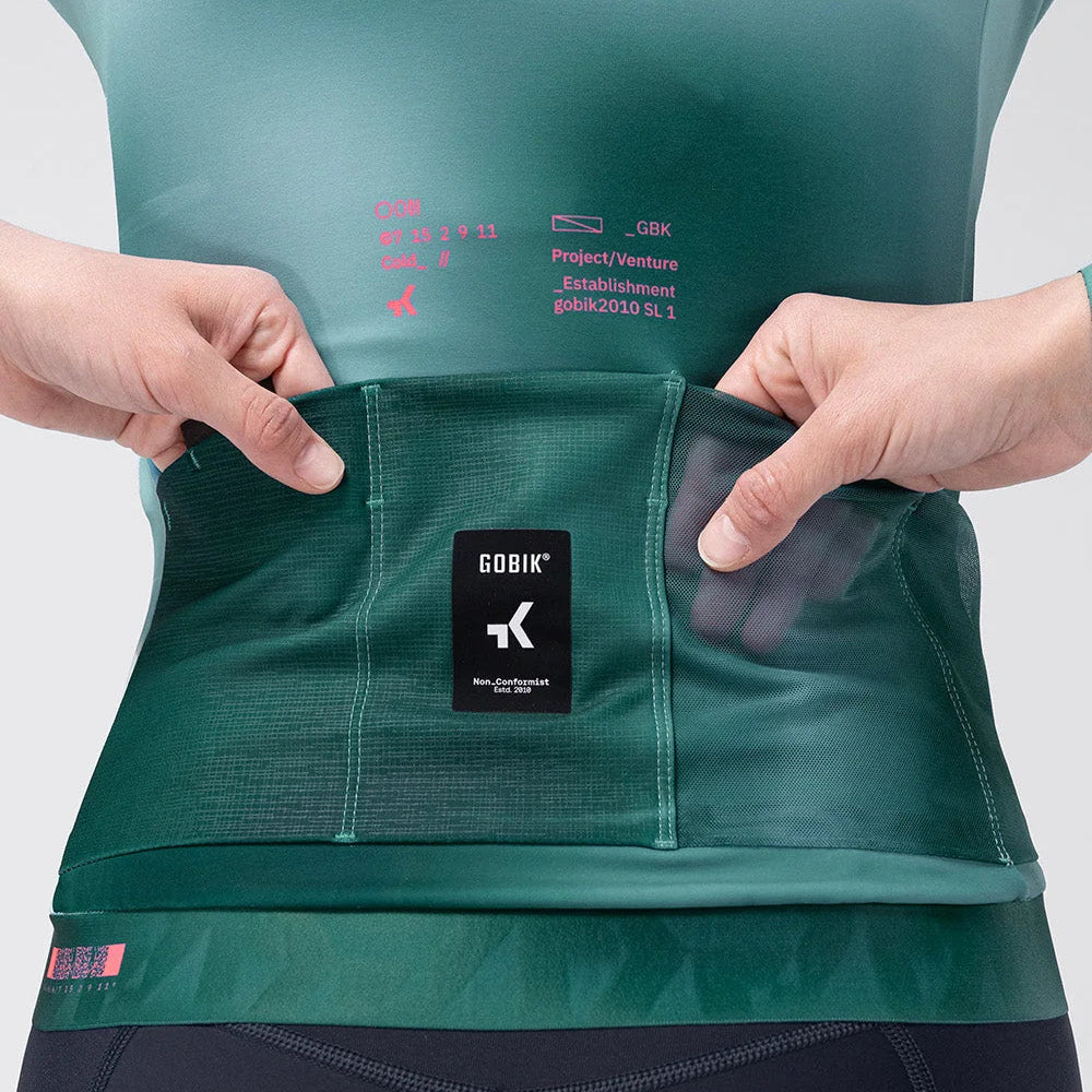 Maglia donna maniche lunghe Gobik Hyder Hammock - Verde