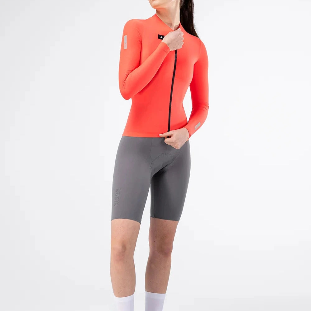 Maglia maniche lunghe Gobik Avalon Lava - Arancio
