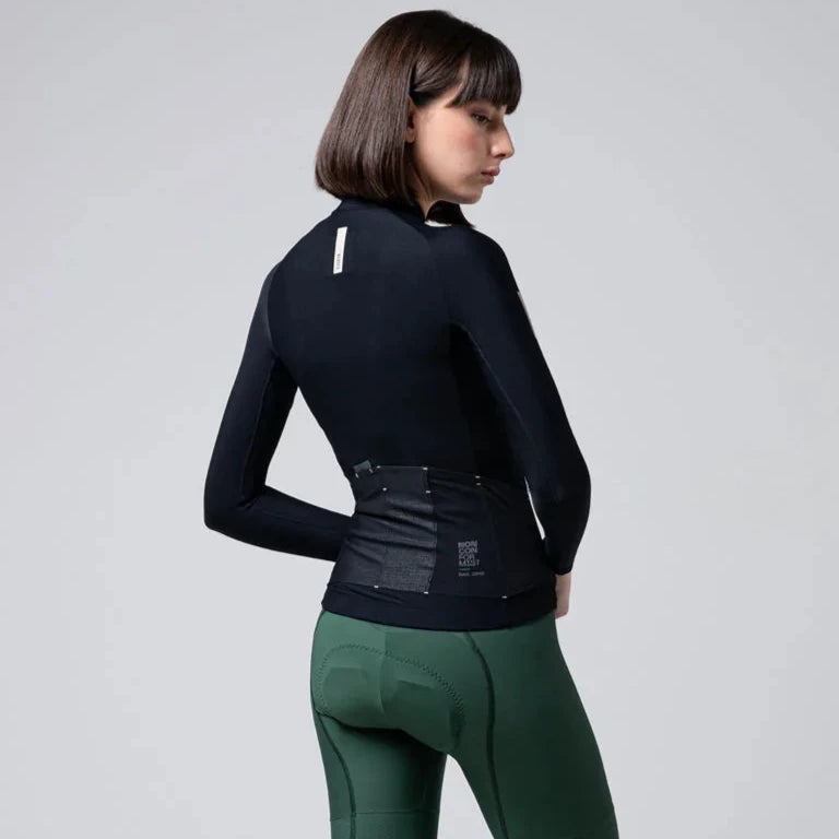 Maglia maniche lunghe donna Gobik Pacer Solid 2.0 Jasper - Nero - D