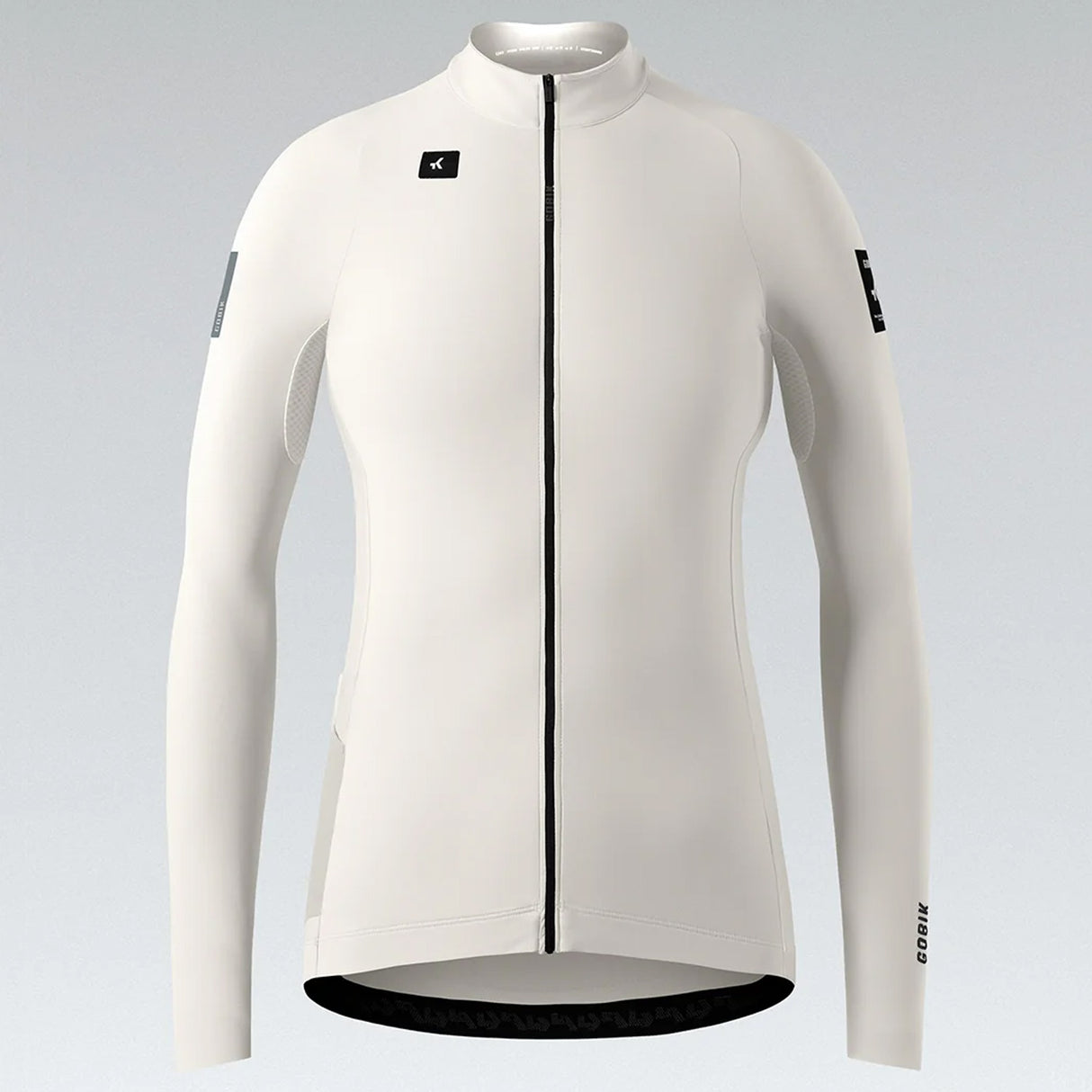 Maglia donna maniche lunghe Gobik Pacer Solid 2.0 Crepe - Beige