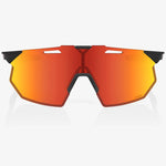 100% Hypercraft SQ sunglasses - Soft Tact Black HiPER Red Mirror