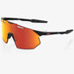 Occhiali 100% Hypercraft SQ - Soft Tact Black HiPER Red Mirror - A