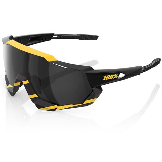 Lunettes 100% Speedtrap - Soft Tact Hazard Black Mirror