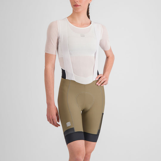 Sportful Supergiara women bib shorts - Green
