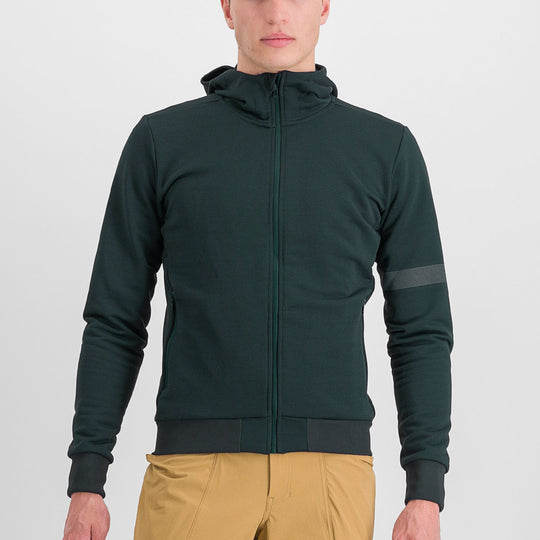 Sweat a capuche Sportful Giara Hoodie - Vert fonce