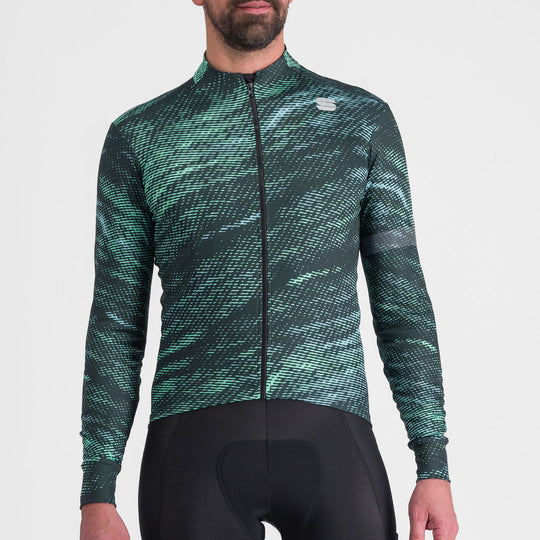 Maillot mangas largas Sportful Cliff Supergiara - Verde oscuro