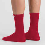 Chaussettes Sportful Matchy Wool - Rouge clair