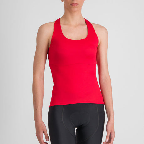 Top donna Sportful Matchy - Rosso - B