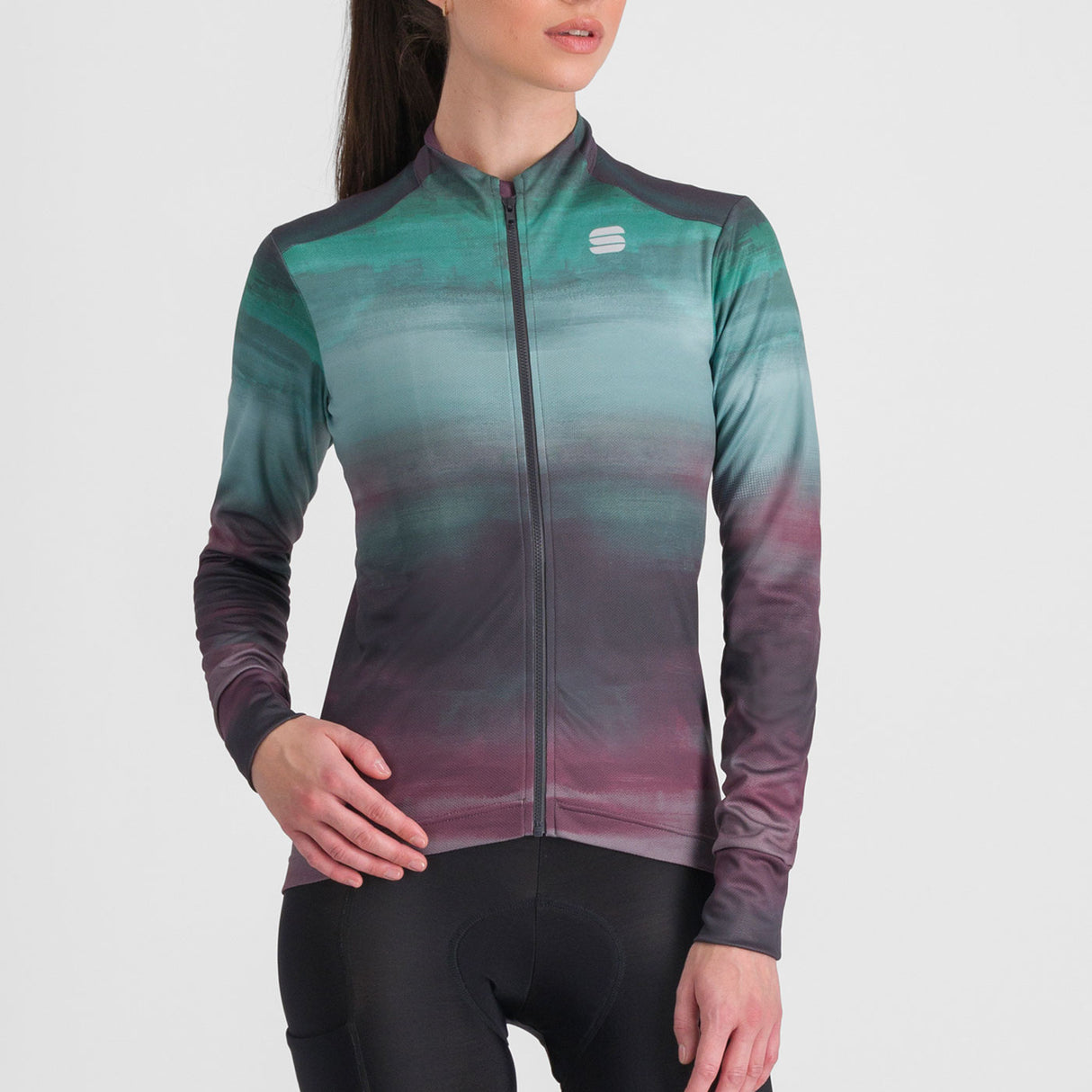 Maglia donna maniche lunghe Sportful Flow Supergiara - Verde - Q