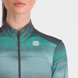 Maglia donna maniche lunghe Sportful Flow Supergiara - Verde - B