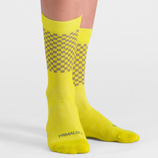 Calze Sportful Checkmate Primaloft - Giallo