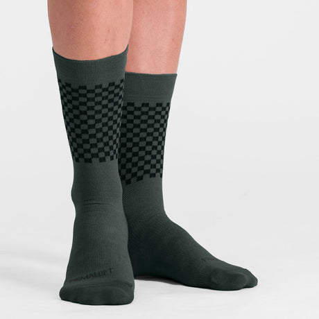 Calze Sportful Checkmate Primaloft - Verde - A