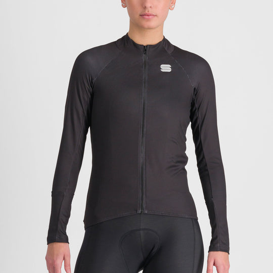 Maglia donna maniche lunghe Sportful Matchy - Nero