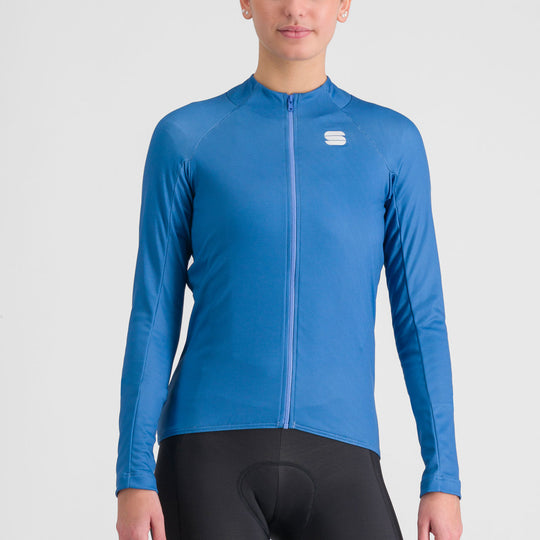 Maglia donna maniche lunghe Sportful Matchy - Azzurro