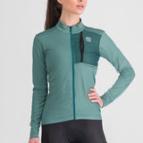 Maglia donna maniche lunghe Sportful Supergiara - Verde - E