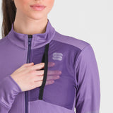 Maglia donna maniche lunghe Sportful Supergiara - Viola - O