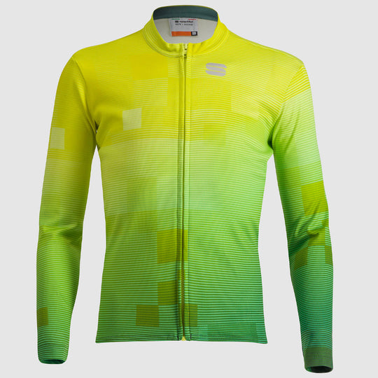 Maillot manches longues enfant Sportful Kid TH - Jaunes