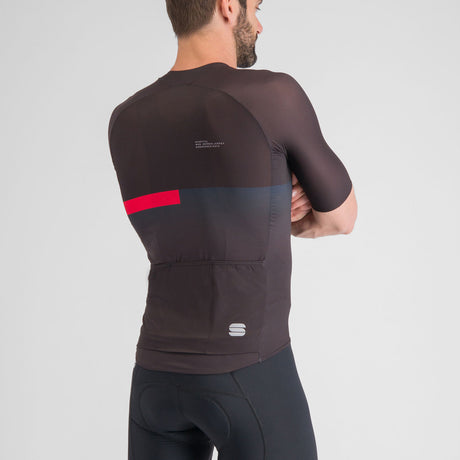Maglia Sportful Bomber - Nero rosso - M
