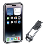Custodia Topeak RideCase per iPhone 14 Pro Max nera/grigia con supporto