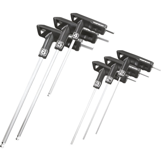 Topeak T-Handle DuoHex Wrench Set (6 pcs.)
